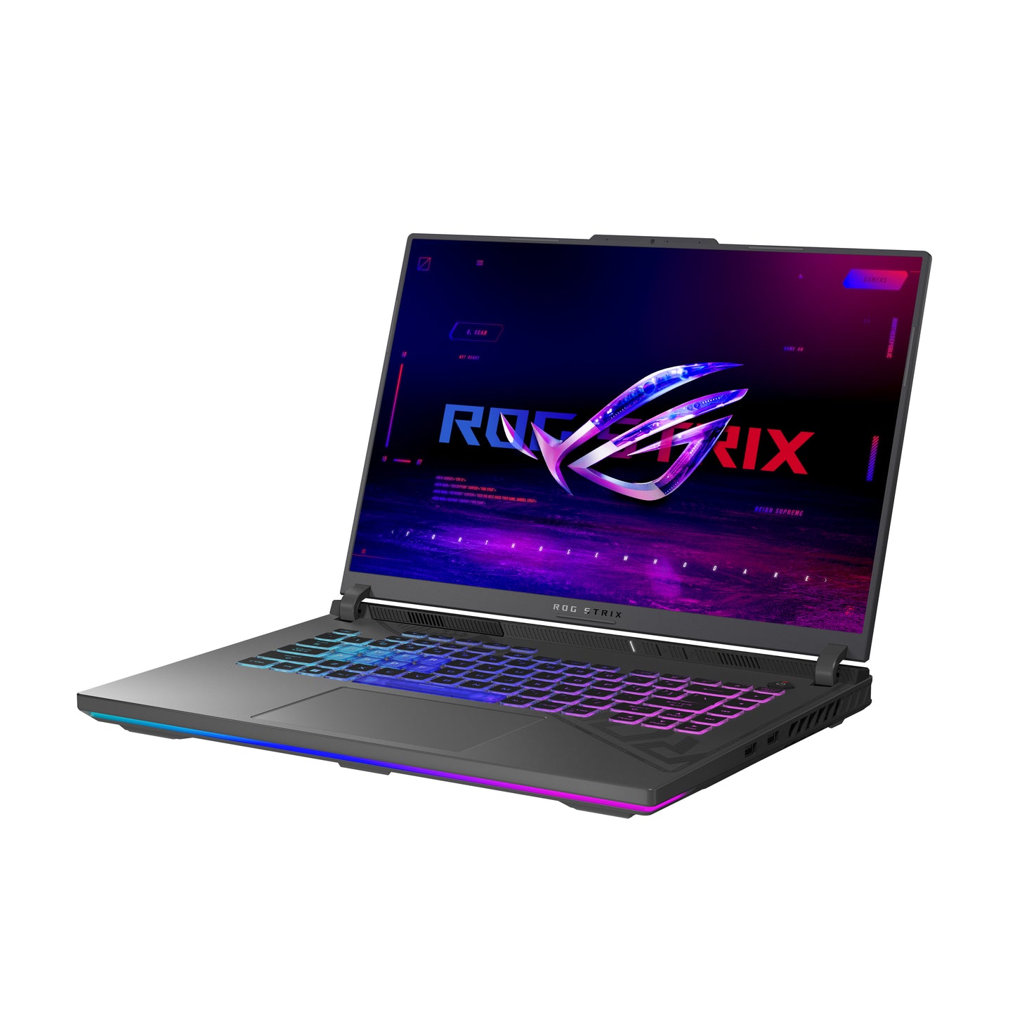 ROG Strix G16 - 16" QHD 240hz, i9-13980HX, RTX4070, 16G, 512, 1x HDMI2.1FRL, 1xTB4, 1xUSB-C, 2xUSB-A,  4ZONE, Gray, 2y