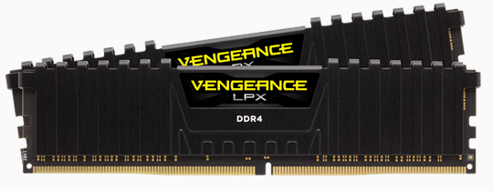 CORSAIR Vengeance LPX DDR4, 3600MHz 32GB 2 x 288 DIMM, Unbuffered, 18-22-22-42, black Heat spreader,1.35V, XMP 2.0,for AMD Ryzen