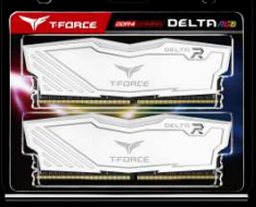 T-Force Delta RGB, White, DDR4, 3600MHz, 32GB Kit(2 x 16GB), U-DIMM, CL18, 1.35V, Limited Lifetime Warranty