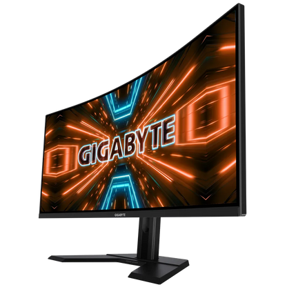 G34WQC-A Gaming Monitor, 34" VA 1500R/3440 x 1440/8 bits/1ms (MPRT)/144Hz/90% DCI-P3/120% sRGB/HDMI 2.0 x2, DP 1.4 x2