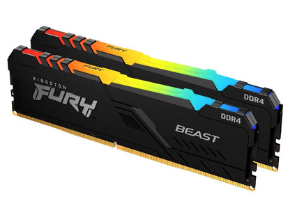 32GB 3600MT/s DDR4 CL18 DIMM (Kit of 2) FURY Beast RGB