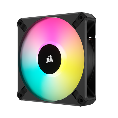 CORSAIR AF ELITE Series, AF120 RGB ELITE, 120mm Fluid Dynamic RGB Fan with AirGuide, Single Pack