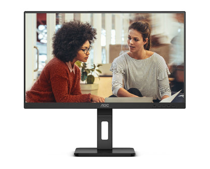 AOC 23.8' IPS 4ms, Full HD 1080, - DP, HDMI, VGA. Tilt, Low Blue Mode, Flicker Free, 2x Speakers. VESA 100, 3 side Frameless, Height Adjust Monitor