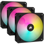 CORSAIR AR120, 120mm iCUE RGB Fan, ARGB-compatible, Triple Pack