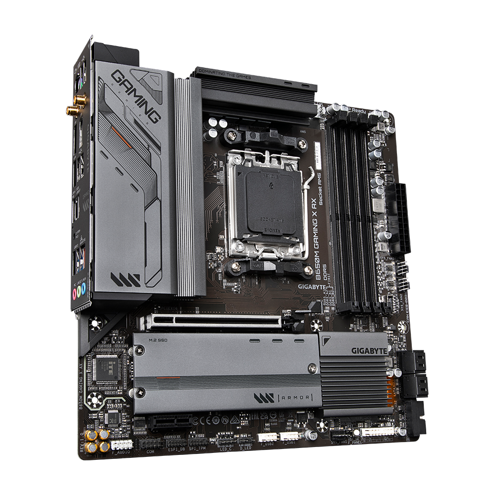 B650M GAMING X AX/AMD AM5/MATX/4x DDR5 up to 192GB/8000MHz/PCIe 4.0 x1 3.0 x1/M.2 x2