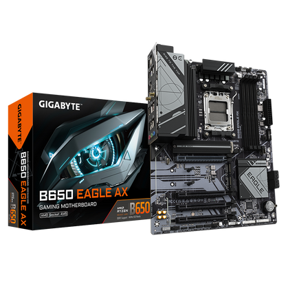 B650 EAGLE AX/AMD AM5/ATX/4x DDR5 up to 192GB/7600MHz/PCIe 4.0 x1 3.0 x1/M.2 x3