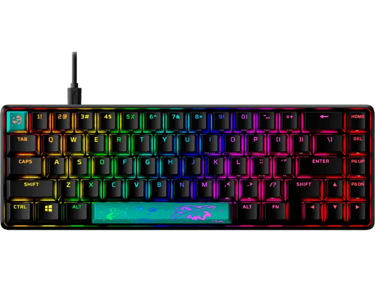 HyperX Alloy Origins 65 - Mechanical Gaming Keyboard - HX Aqua (US Layout)