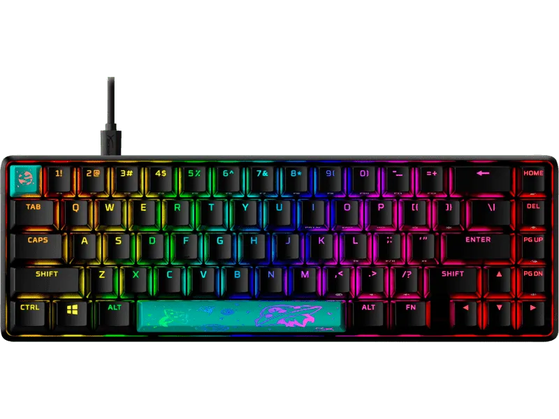 HyperX Alloy Origins 65 - Mechanical Gaming Keyboard - HX Aqua (US Layout)