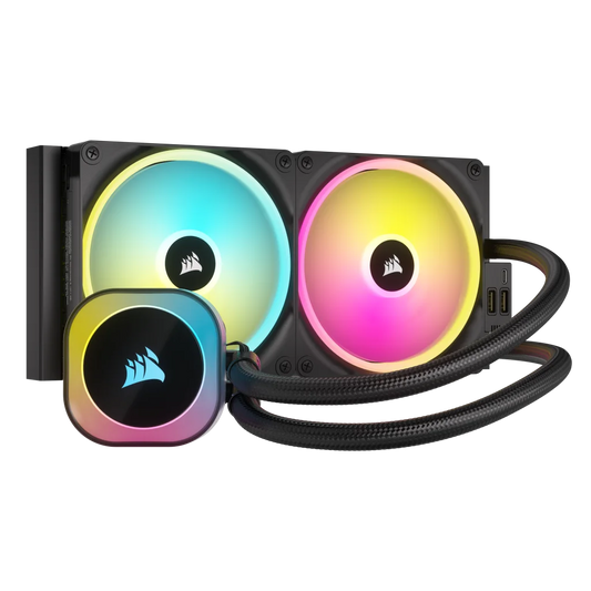 CORSAIR iCUE LINK H115i RGB Liquid CPU Cooler with QX140 RGB fans