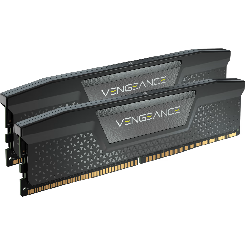 CORSAIR VENGEANCE RGB DDR5 64GB (2x32GB) DDR5 5600 (PC5-44800) CL40 1.25V Intel XMP Memory - Black