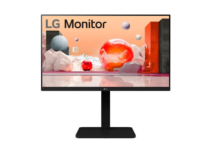 LG 24' FHD IPS Business FHD 1920x1080 16:9 5ms Height Adjustment Tilt Swivel Pivot VESA Display Port, HDMI, Headphone Audio 3yrs Monitor