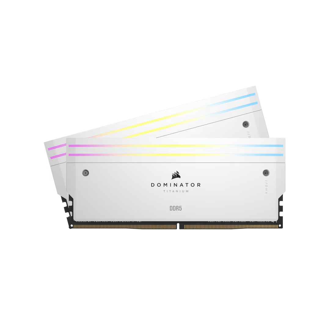 CORSAIR DOMINATOR TITANIUM 32GB (2x16GB) DDR5 6600 (PC5-52800) CL32 1.4V Intel XMP Memory - White