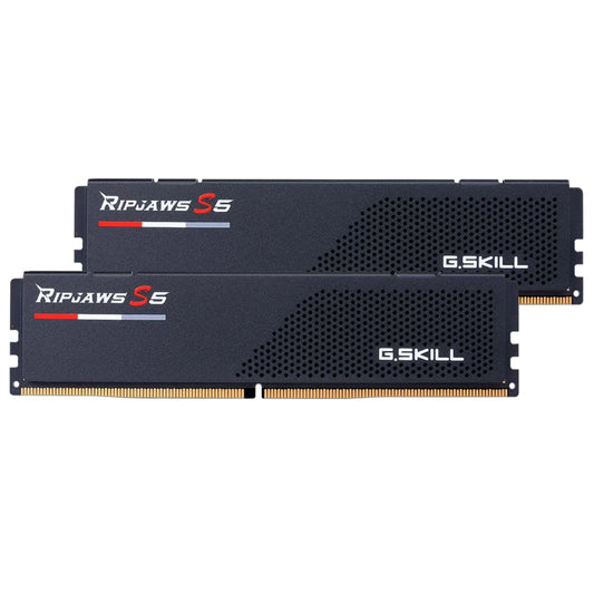 G.SKILL F5-5200J4040A16GX2-RS5K 32GB (2 x 16GB)/ DDR5 5200 MT/s/ Timings 40-40-40-83/ Voltage 1.1V/ Ripjaws S5