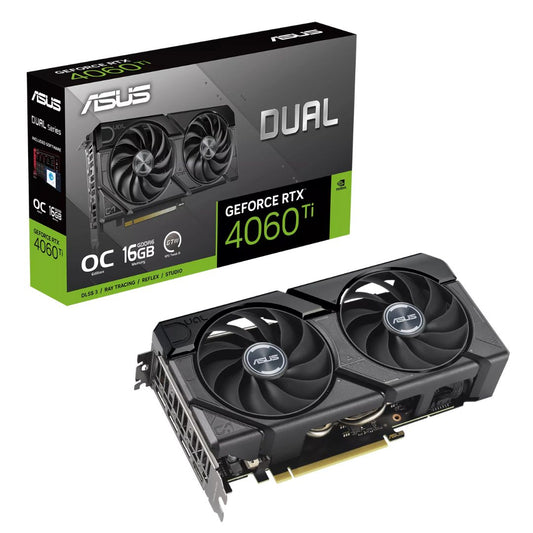 ASUS nVidia GeForce DUAL-RTX4060TI-O16G-EVO RTX 4060 Ti EVO OC Edition 16GB GDDR6