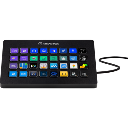 Elgato Stream Deck XL - Advanced Stream Control with 32 customizable LCD keys for Windows 10 and macOS 10.13 or later