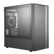 MasterBox NR400, mATX with Tempered Glass Side Panel, Minimalistic Mesh Design, Graphics Card Support Up To 346mm, No ODD Support