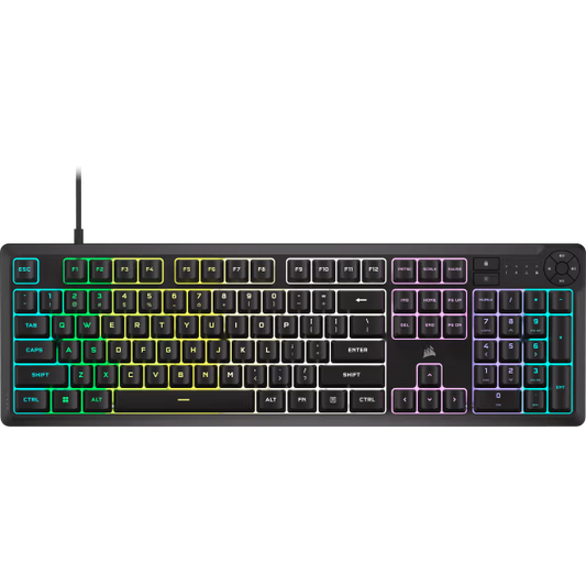 K55 CORE-BLK-RBRDME-ZND RGB Gaming Keyboard Black