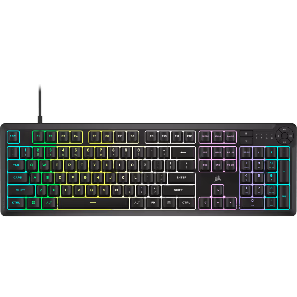 K55 CORE-BLK-RBRDME-ZND RGB Gaming Keyboard Black