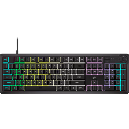 K55 CORE-BLK-RBRDME-ZND RGB Gaming Keyboard Black