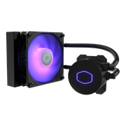 MasterLiquid Lite 120 RGB CPU Cooler V2, 3rd Generation Dual Chamber Pump, 120mm RGB Fan, 120mm Radiator, RGB function via Controller or MotherBoard S