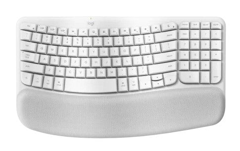 Wave Keys wireless ergonomic keyboard for mac - Off White