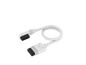 CORSAIR iCUE LINK Cable, 2x 200mm with Straight/Slim 90 degree connectors, White