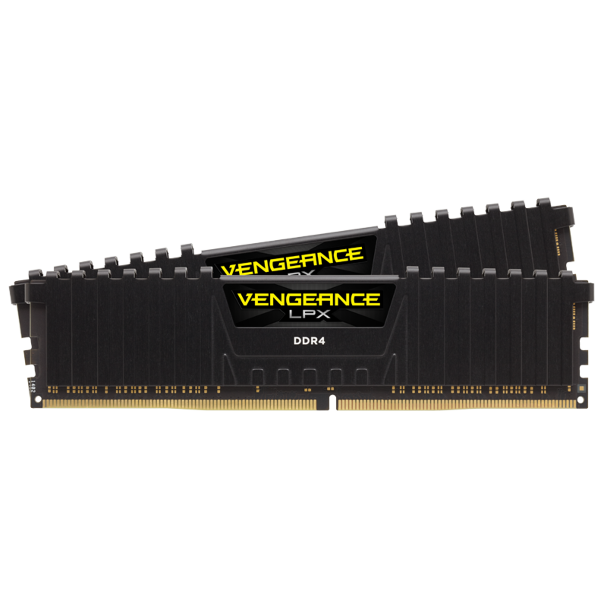 CORSAIR Vengeance LPX DDR4, 3200MHz 64GB 2x32GB DIMM, Unbuffered, 16-20-20-38, XMP 2.0, Black Heatspreader, Black PCB, 1.35V