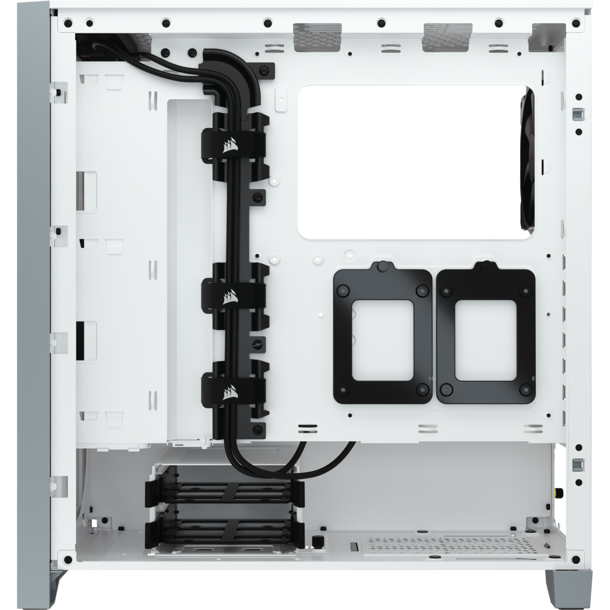 4000D Airflow Tempered Glass Mid-Tower Case, White