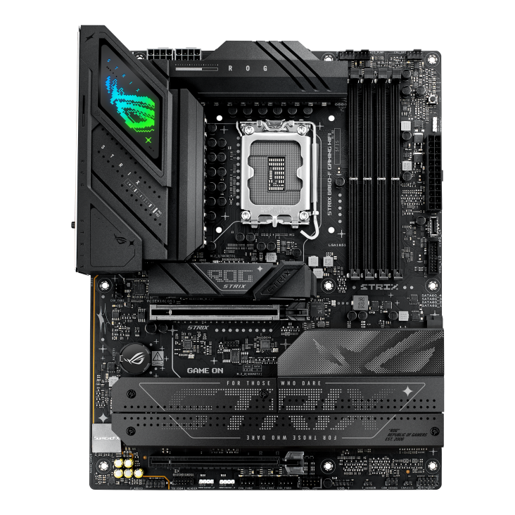 ASUS ROG STRIX B860-F GAMING WIFI MB B860, 4x DDR5, 1x PCI-E 5.0 x16, 3x M.2, 4x SATA3, WiFi 6