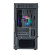 MasterBox MB320L A.RGB, mATX, DarkMirror Front Panel, Tempered Glass Side Panel, 2x Addressable RGB LED Fans, A.RGB Splitter Cable included, A.RGB fun