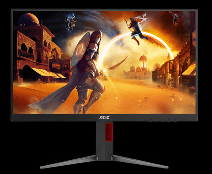 AOC 23.8' IPS, FHD 1080, Adaptive Sync,1ms, 180Hz , HDR10, 1x HDMI 2.0, 1x DP 1.4, Borderless, Height Adjustable Stand, VESA 100X100mm