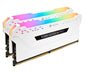 Corsair Vengeance RGB PRO 16GB (2x8GB) DDR4 3000MHz C15 Desktop Gaming Memory White