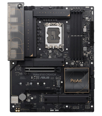 ASUS B760 PROART B760-CREATOR LGA 1700 ATX Motherboard 192GB,4xDDR5,1 x PCIe 5.0/4.0/3.0 x16 slot,3 x M.2 slots,4x SATA