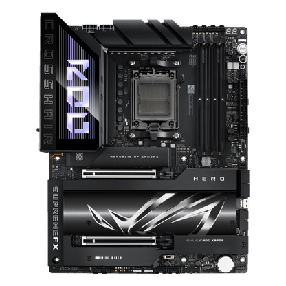 ASUS ROG Crosshair X870E Hero 4 x DIMM, Max. 192GB, DDR5