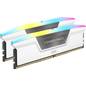 CORSAIR VENGEANCE RGB DDR5 64GB (2x32GB)  DDR5 6000 (PC5-48000) CL30 1.4V Intel XMP  Memory - White