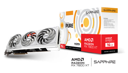 SAPPHIRE PURE AMD RADEON RX 7800 XT GAMING OC 16GB GDDR6 DUAL HDMI / DUAL DP