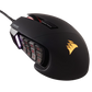 CORSAIR SCIMITAR PRO RGB, MOBA/MMO Gaming Mouse, Black, Backlit RGB LED, 16000 DPI, Optical