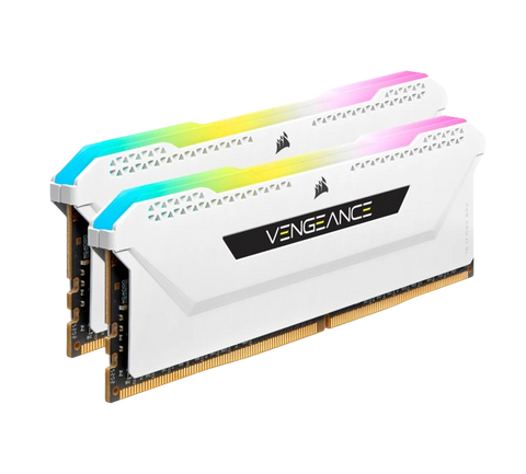 Corsair Vengeance 32GB (2x16GB) DDR5 UDIMM 5600Mhz C36 1.25V White Desktop PC Gaming Memory