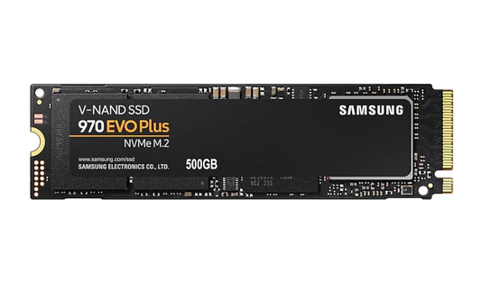 Samsung 970 EVO Plus 500GB PCIe NVMe SSD MLC 3500MB/s 3200MB/s 480K/550K IOPS 300TBW 5yrs wty