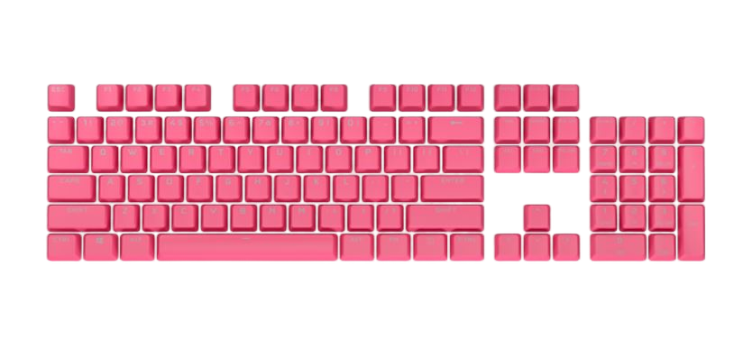 Corsair PBT Double-shot Pro Keycaps -Rogue Pink Keyboard