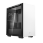 DeepCool MACUBE 110 White Minimalistic Micro-ATX Case, Magnetic Tempered Glass Panel, Removable Drive Cage, Adjustable GPU Holder, 1xPreinstalled Fan